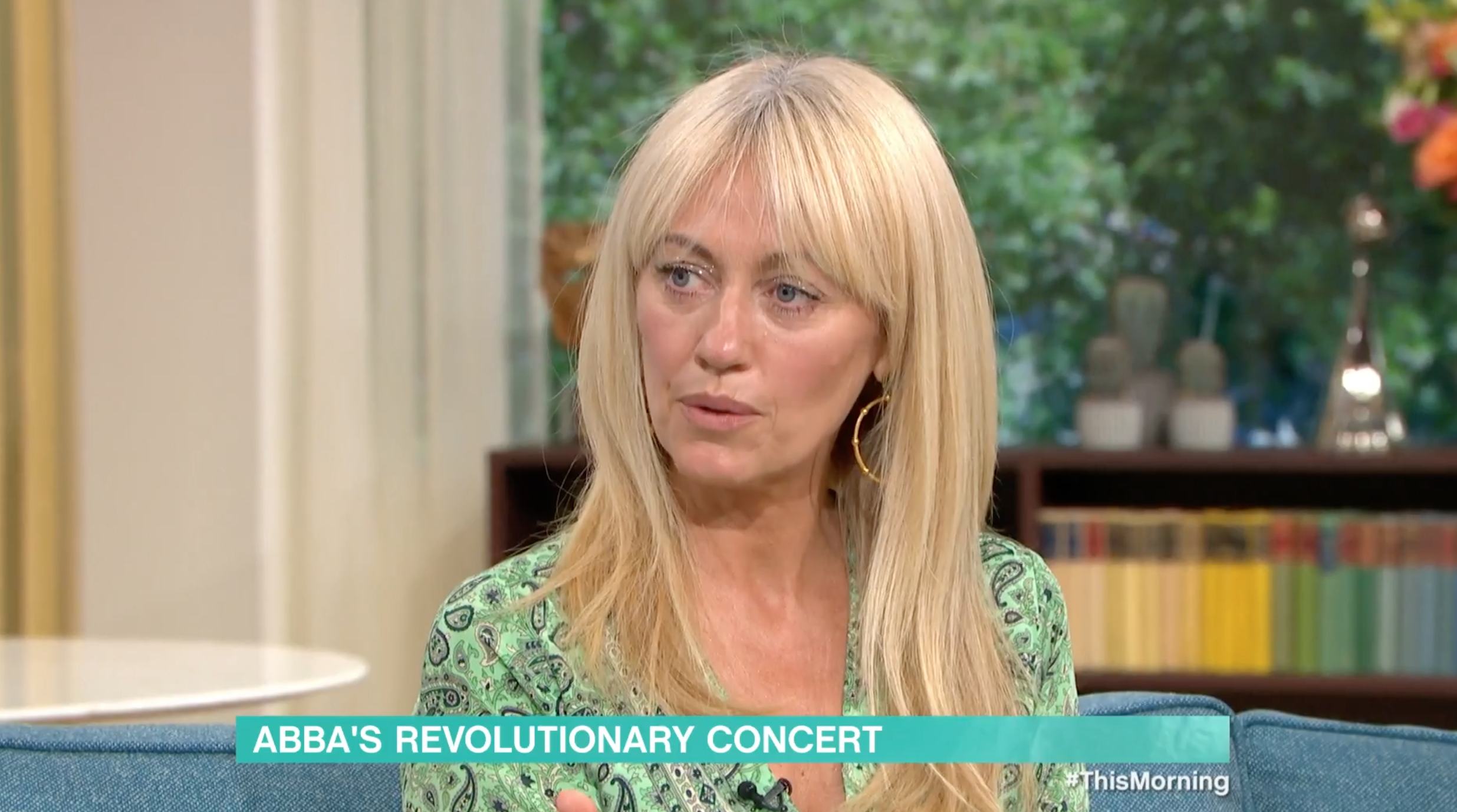 Clodagh McKenna in a green dress on This Morning