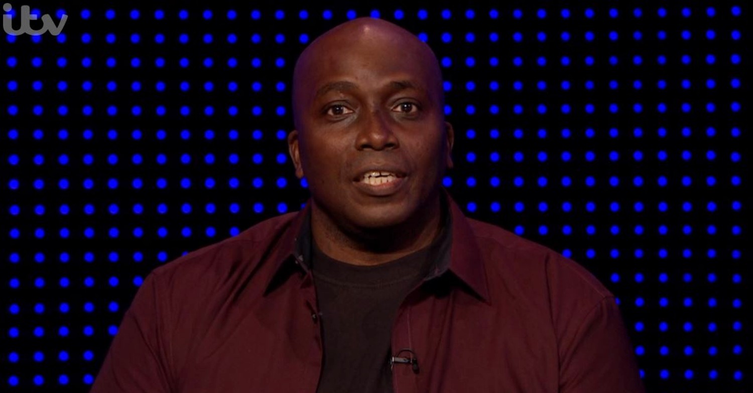 Paul, a contestant, talking to the camera, on The Chase