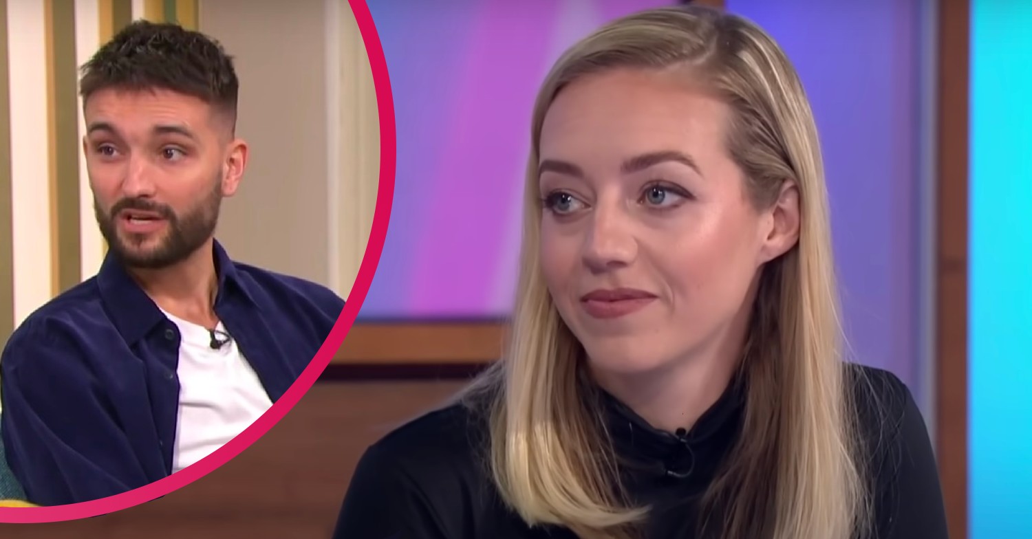 Tom Parker on This Morning. Kelsey Parker smiling on Loose Women