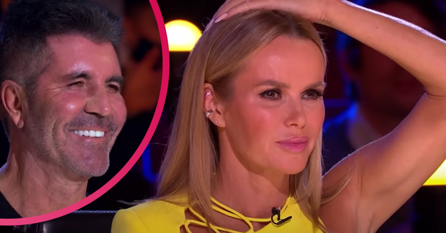 BGT 2022 judges Simon Cowell and Amanda Holden react