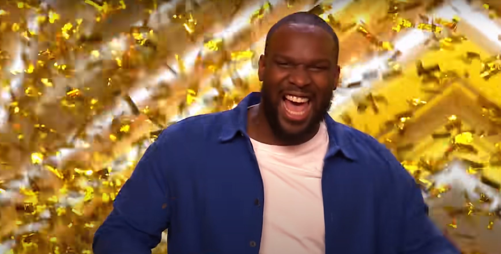 Britain's Got Talent Axel Blake excited as he gets Golden Buzzer