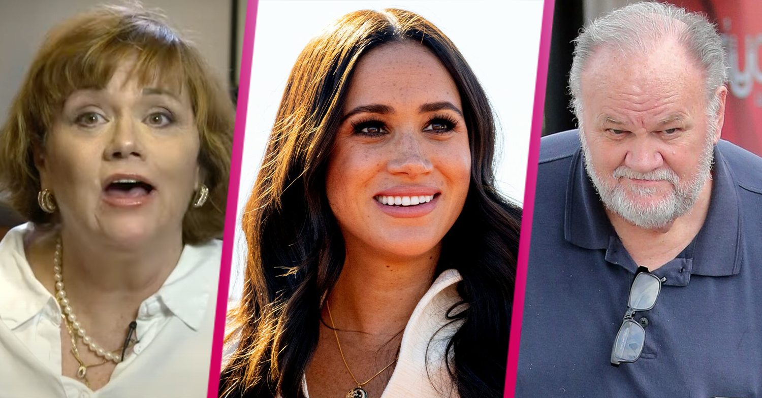 The Markle family with Meghan smiling