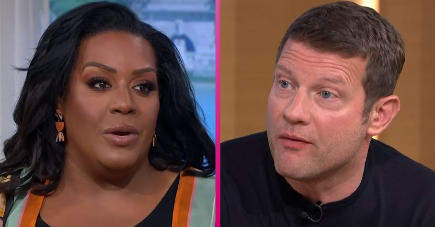 Alison Hammond and Dermot O'Leary talking on This Morning