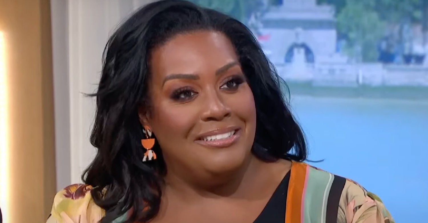 Alison Hammond smiling on This Morning