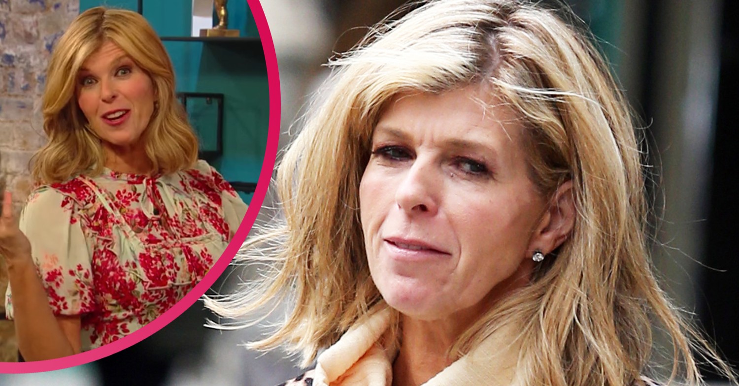 Kate Garraway looking upset alongside her on Garraway's Good Stuff