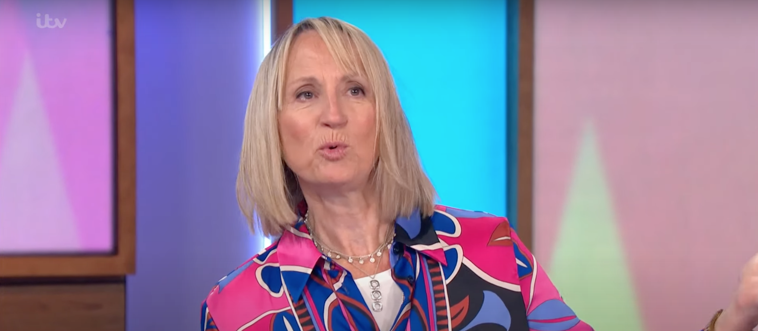 Carol McGiffin on Loose Women chatting