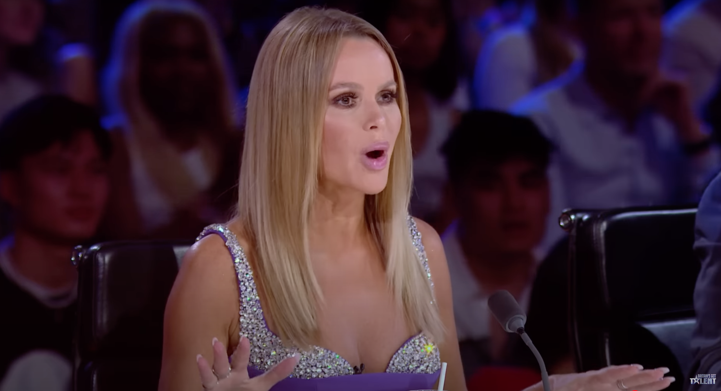 Amanda Holden on the BGT semi-final