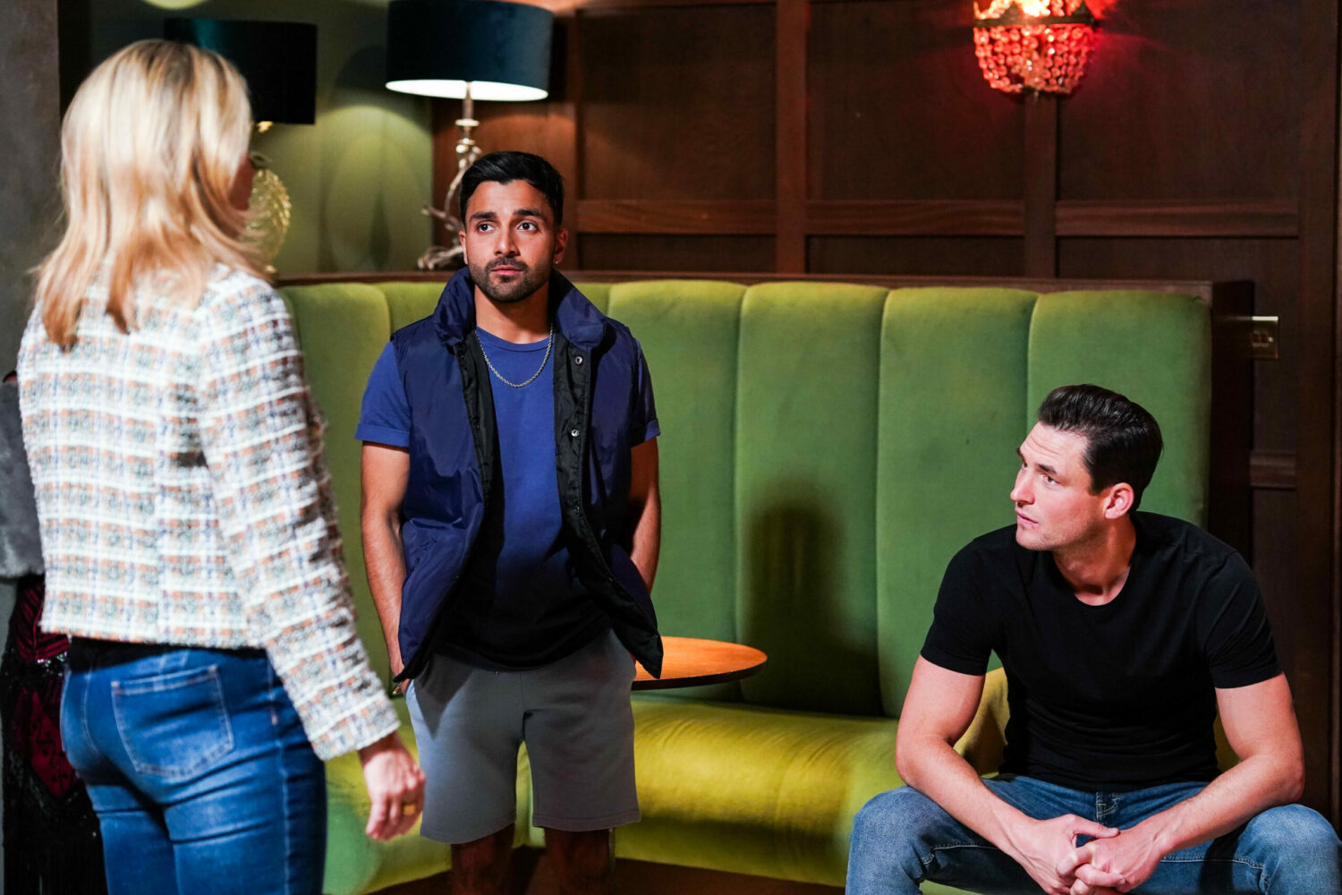 EastEnders Sam fires Vinny as Zack listens in