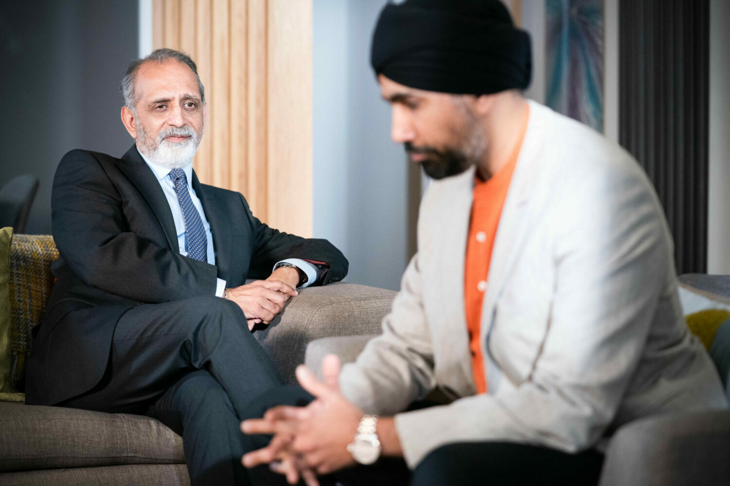 EastEnders Ranveer and Kheerat talk about an arranged marriage