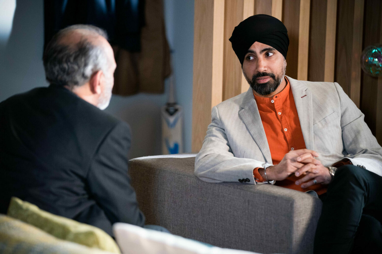 EastEnders Ranveer and Kheerat talk about an arranged marriage