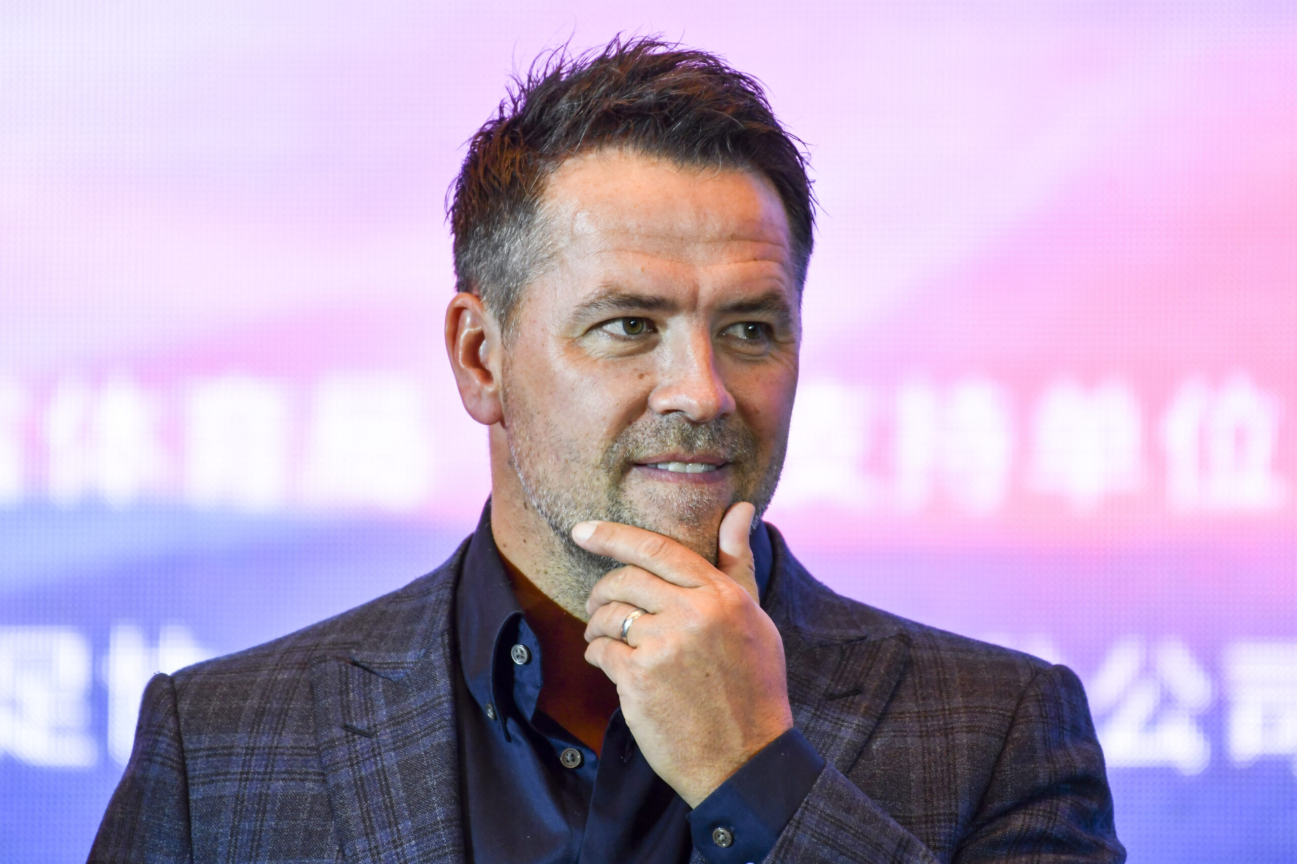 Michael Owen looking concerned