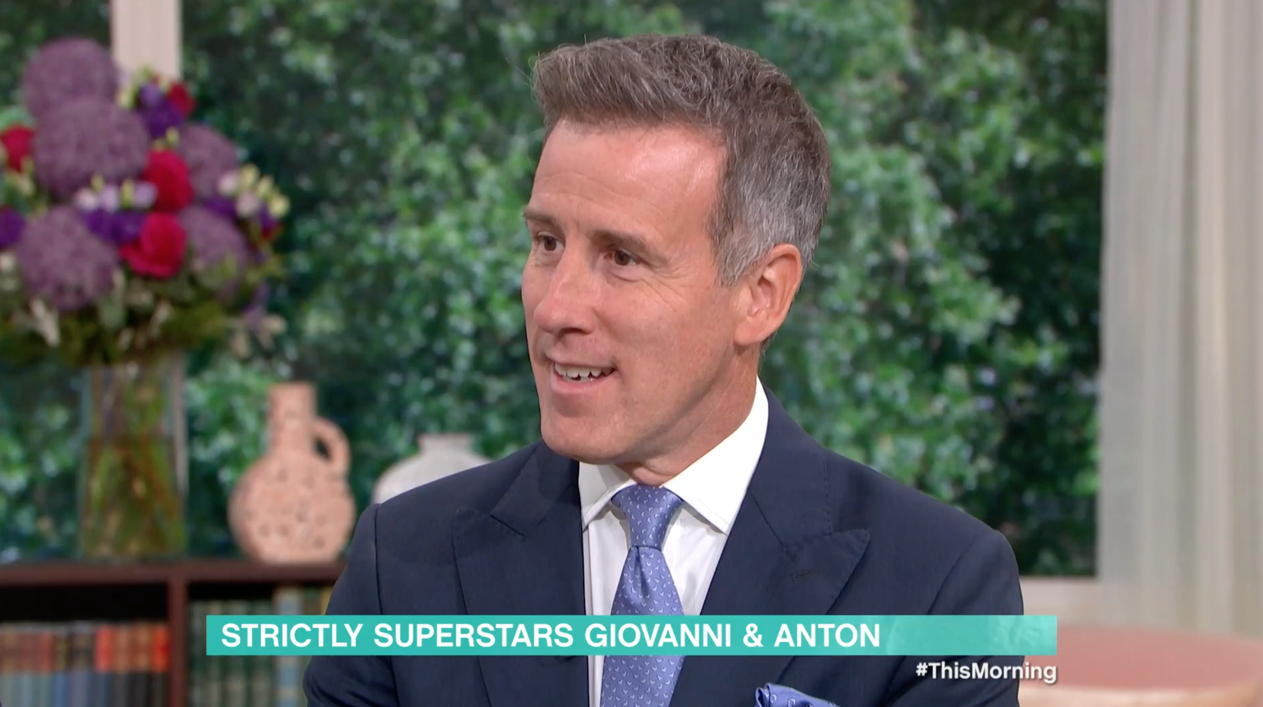 Anton Du Beke on This Morning looking peeved