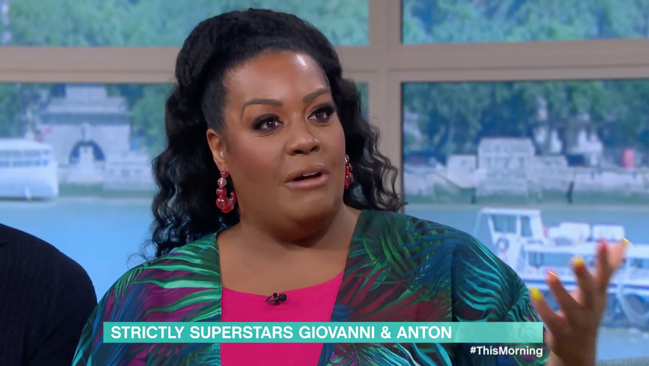 Alison Hammond presenting on This Morning