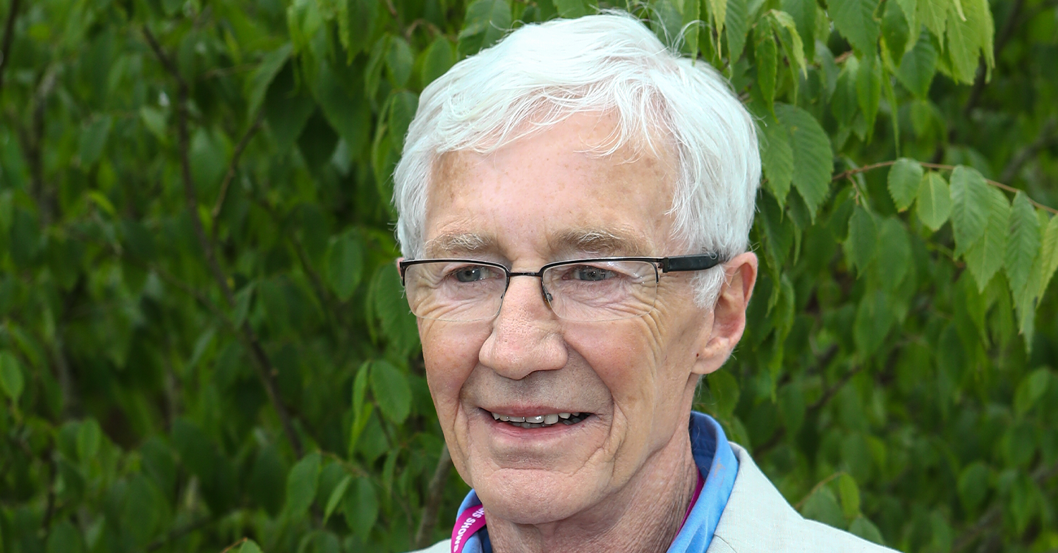 For The Love Of Dogs host Paul O'Grady smiling