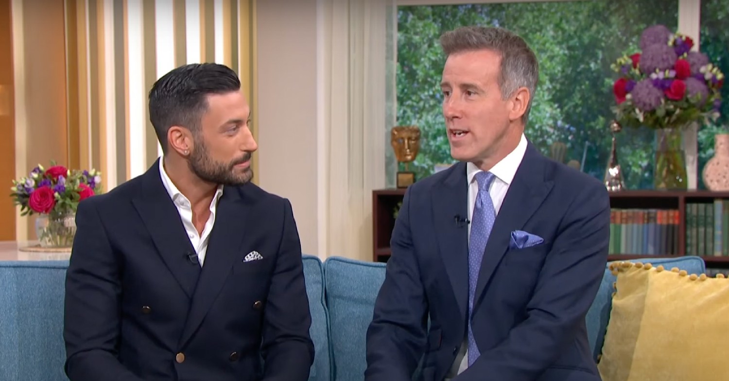 Giovanni Pernice and Anton Du Beke on This Morning today