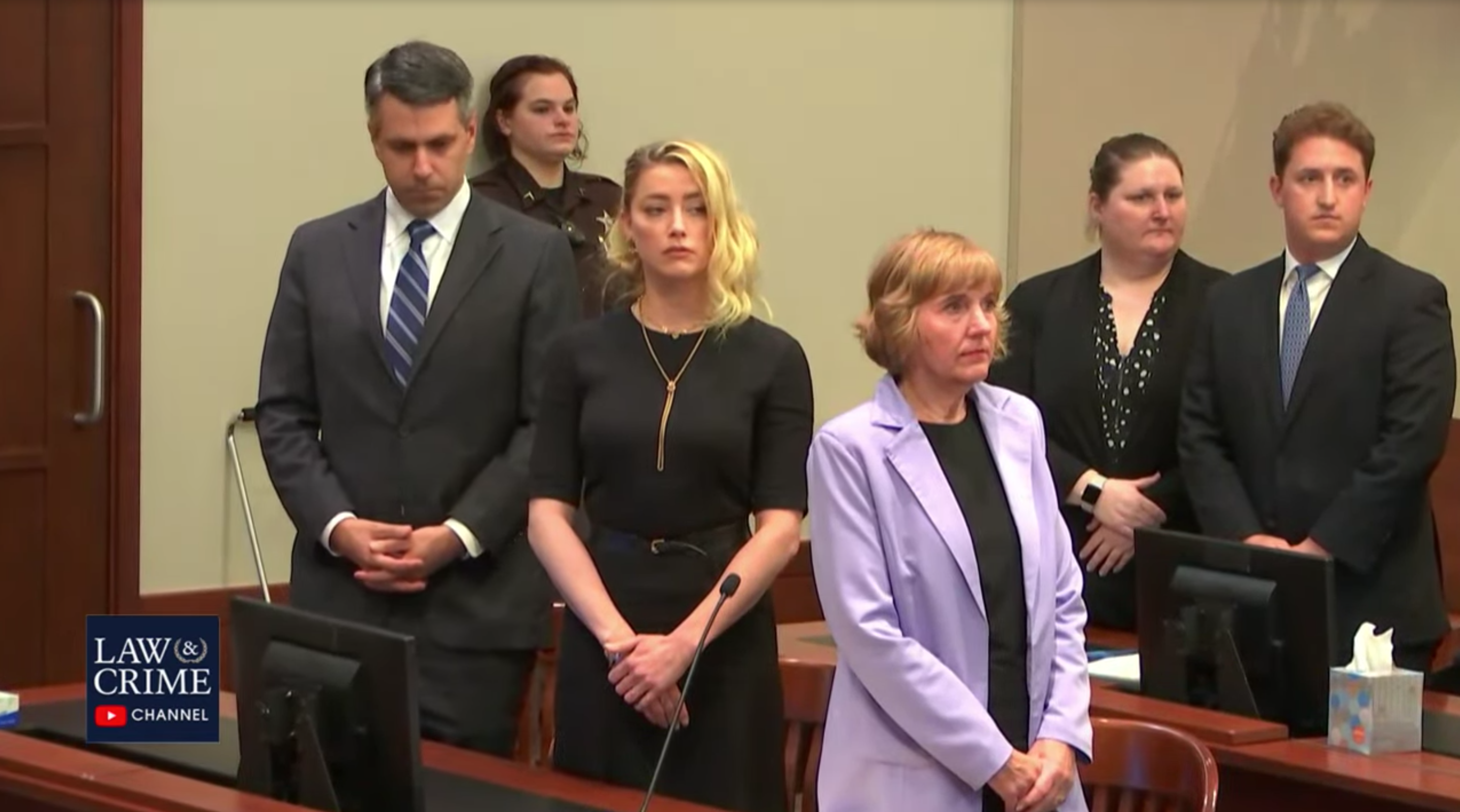Amber heard at the trial verdict