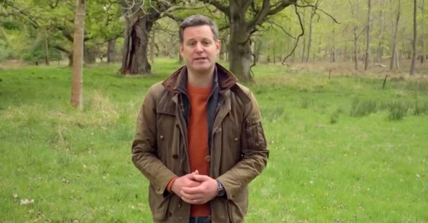 Matt Baker clasps his hands