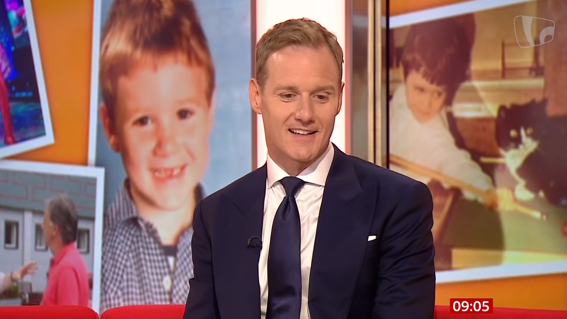 Dan Walker looks wistful during his last BBC Breakfast