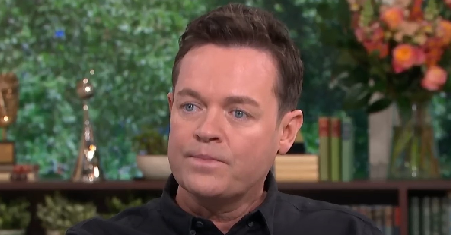 Stephen Mulhern looking serious on This Morning