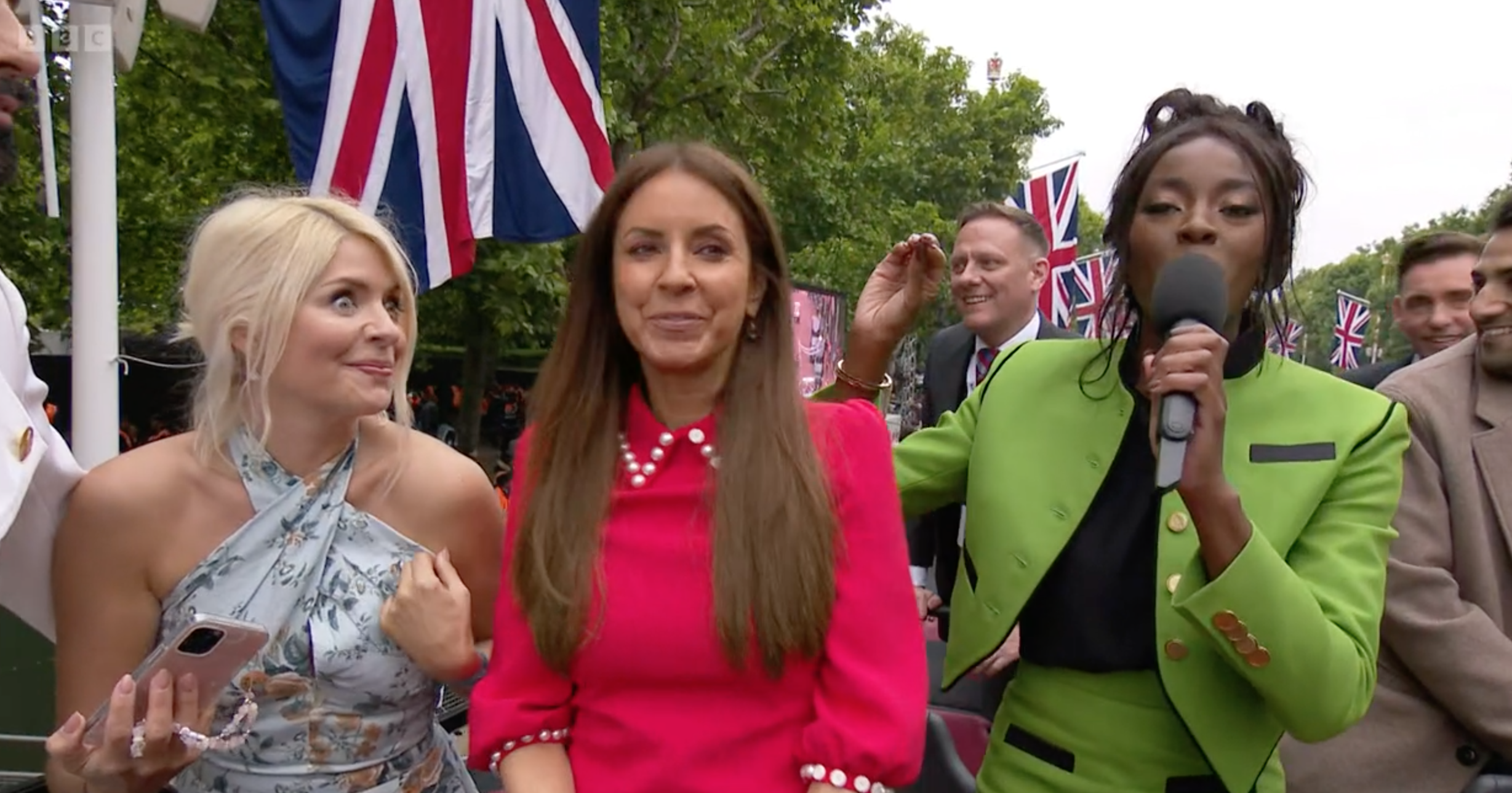 Holly Willoughby rolling her eyes