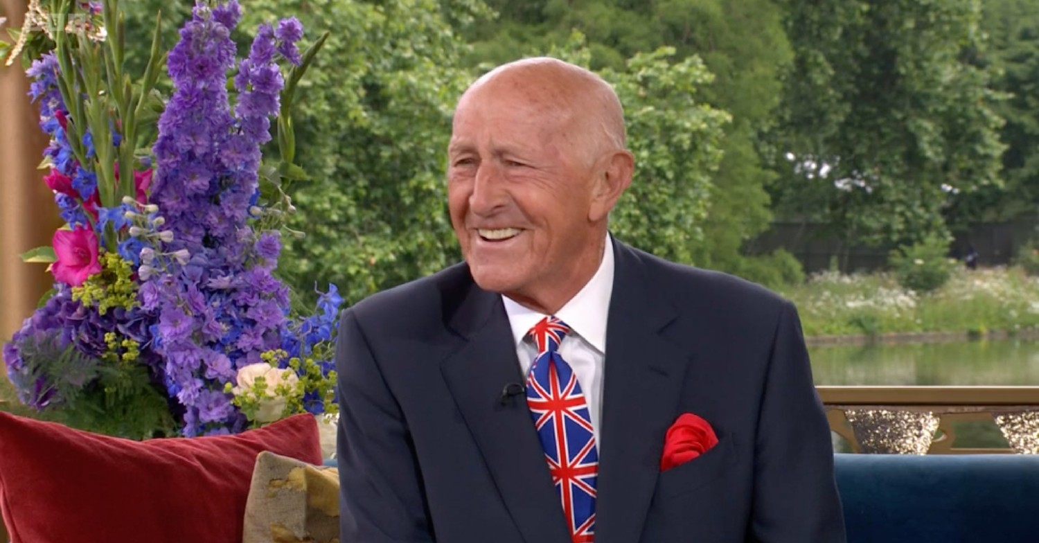 Len Goodman smiling on BBC's coverage of Platinum Jubilee