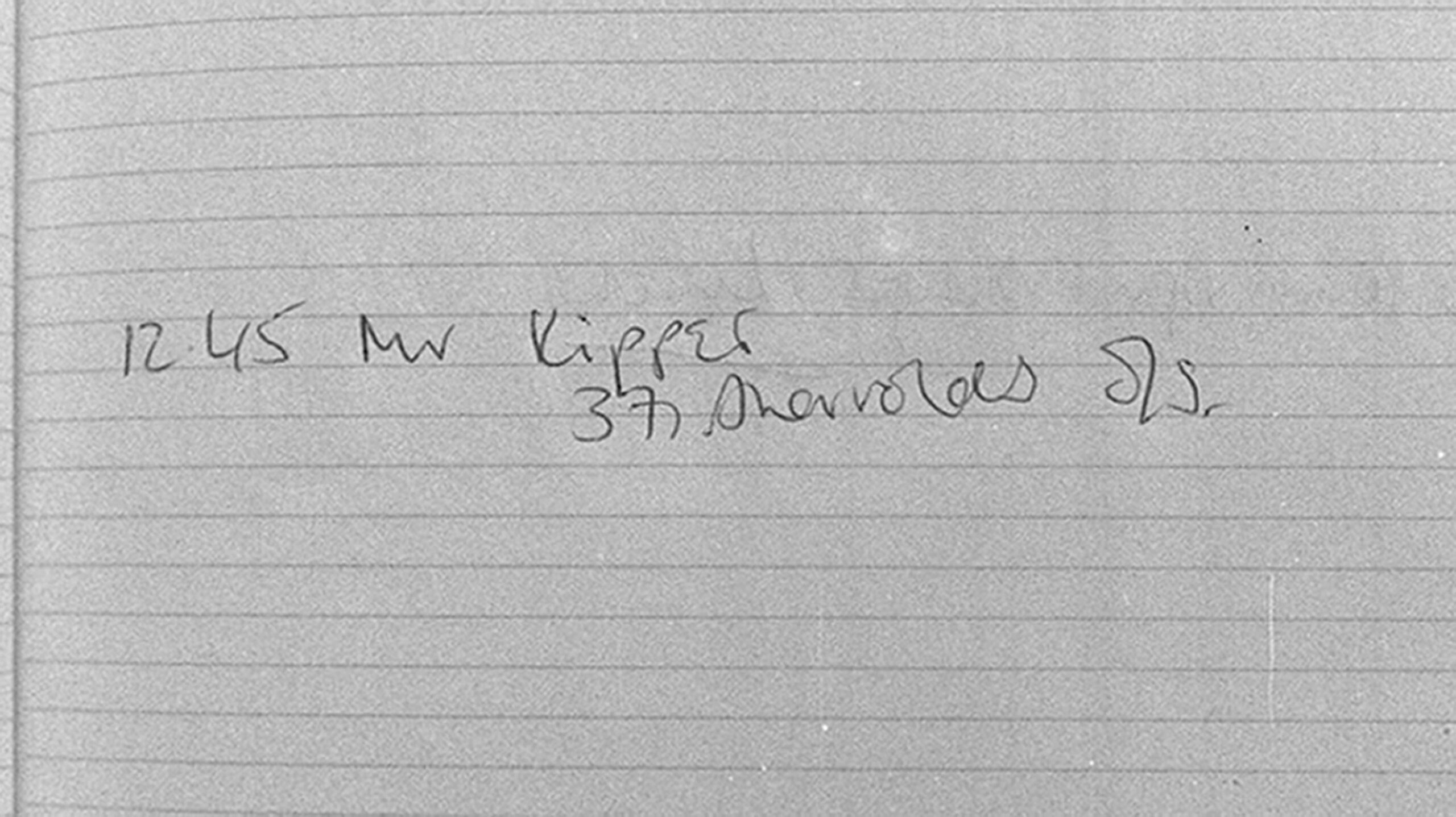 Evidence of 'Mr Kipper'