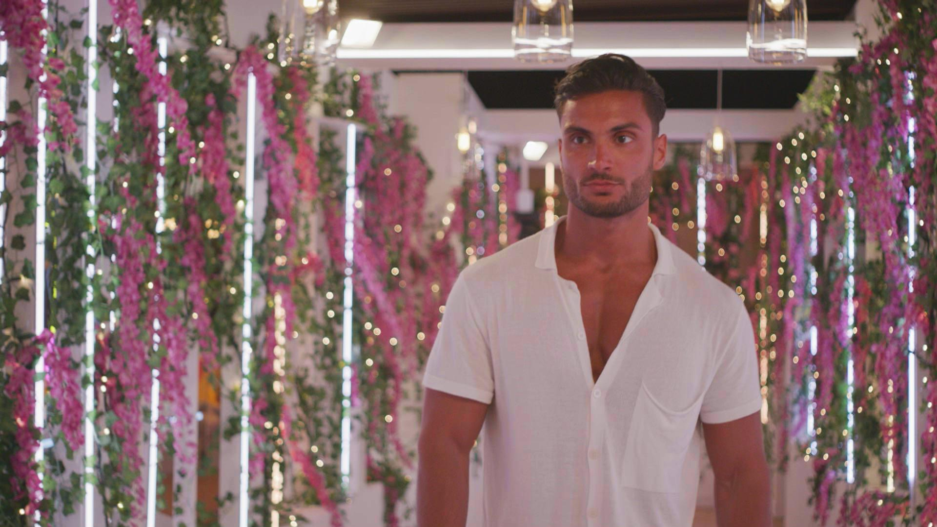 Love Island 2022 star Davide enters the villa as new arrival