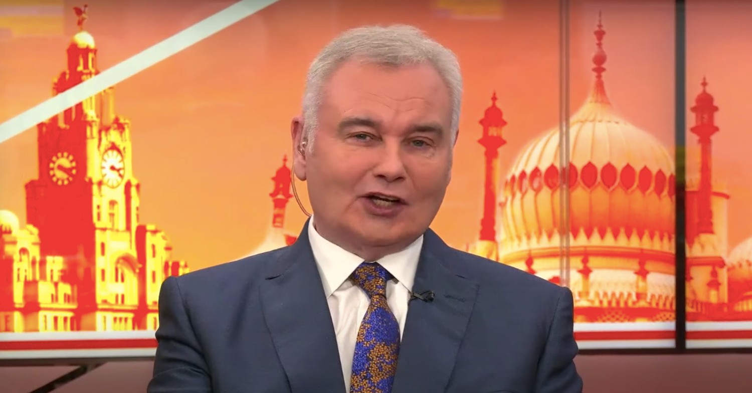 Eamonn Holmes smiling on GB News