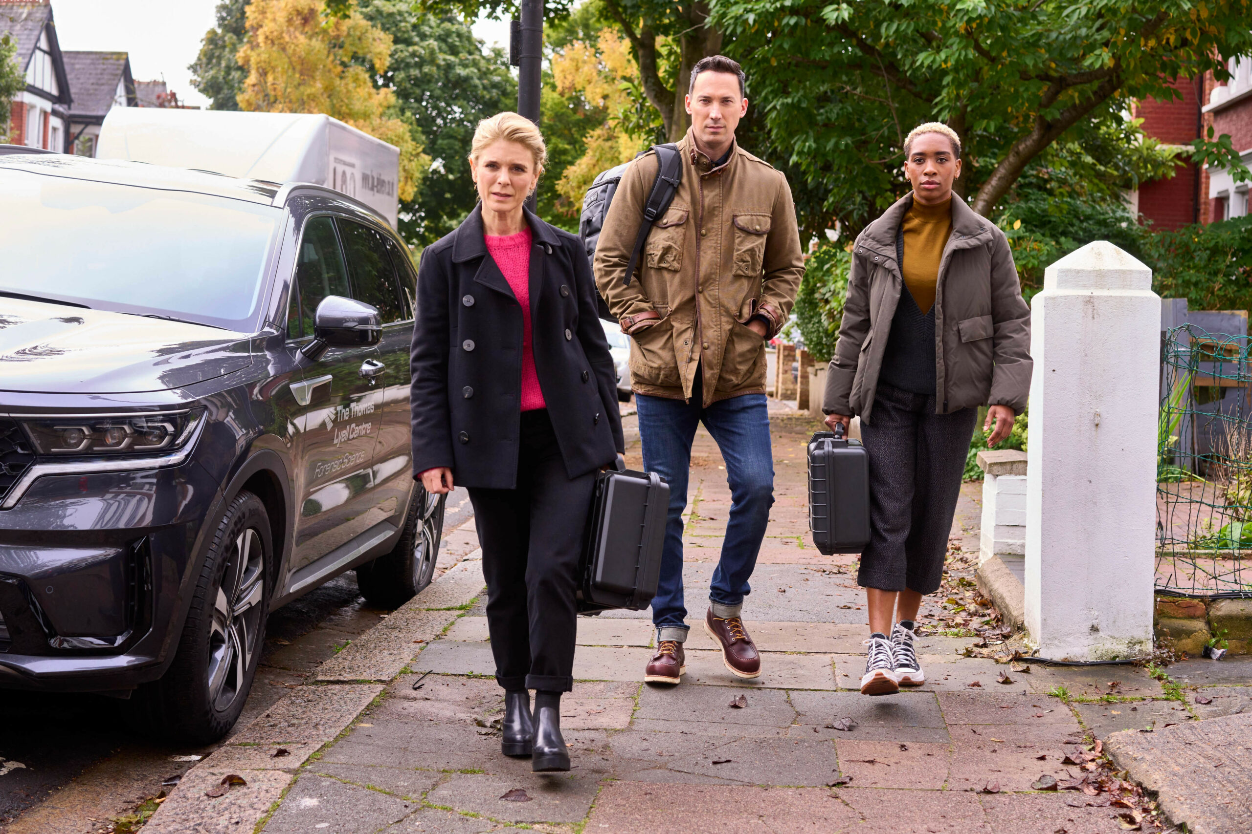 The Lyell team in Silent Witness