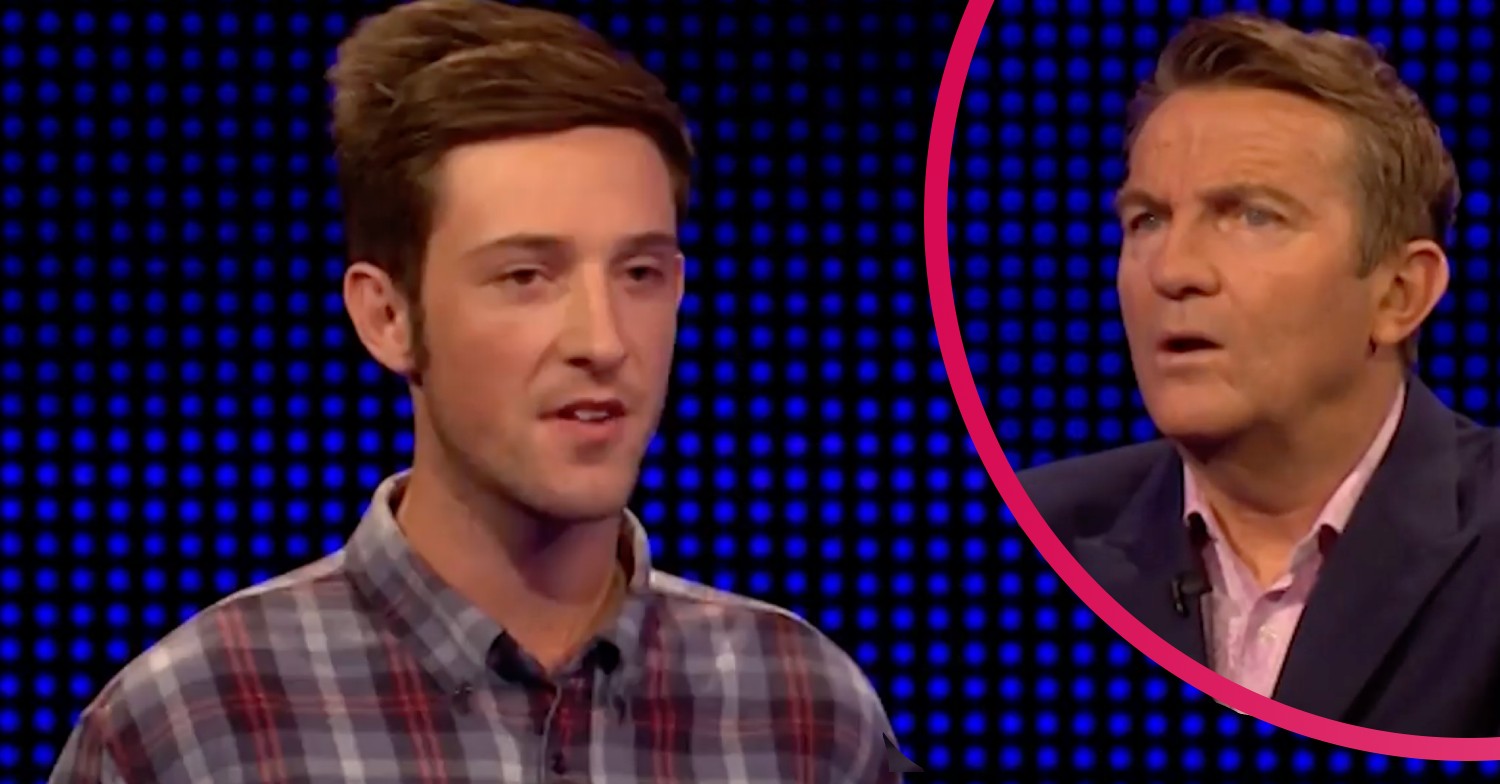 Matt on The Chase, Bradley Walsh looking confused