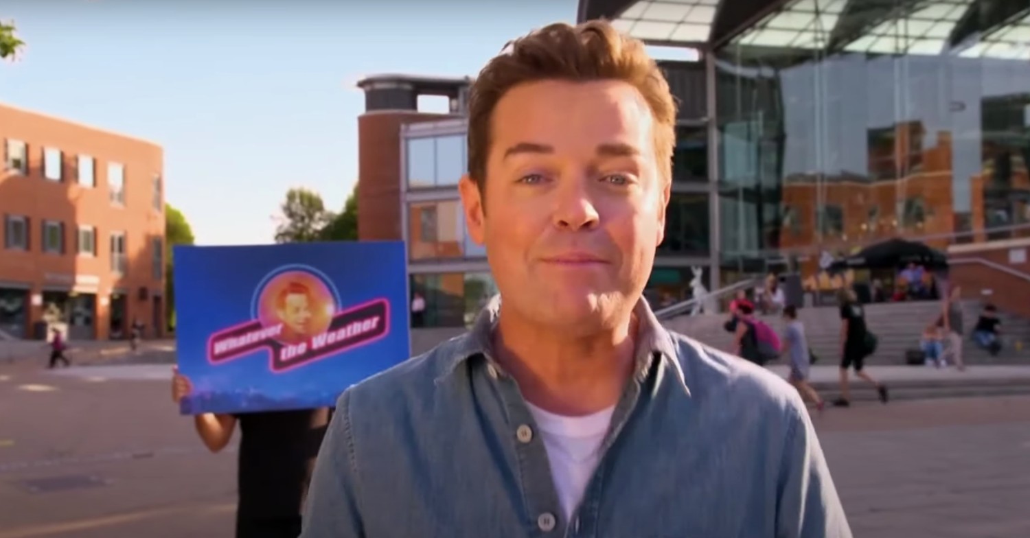 Stephen Mulhern smiling on ITV's In For A Penny