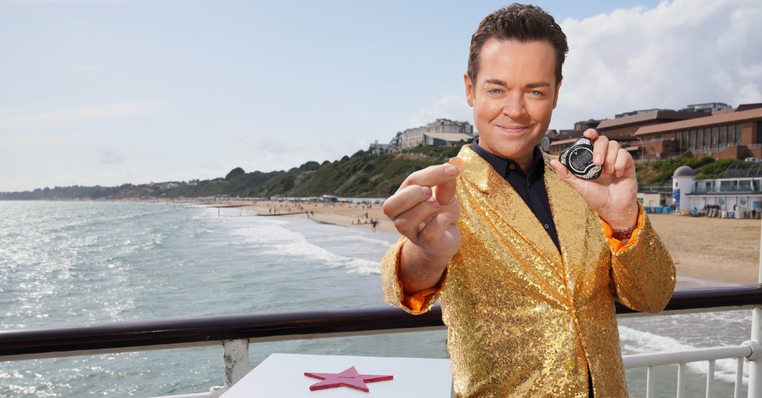 Stephen Mulhern in his iconic gold jacket on In For A Penny
