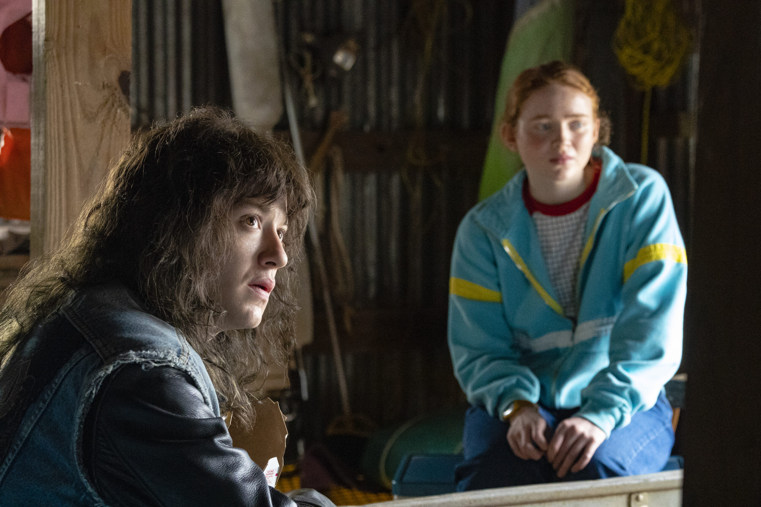 Eddie and Nancy in Stranger Things