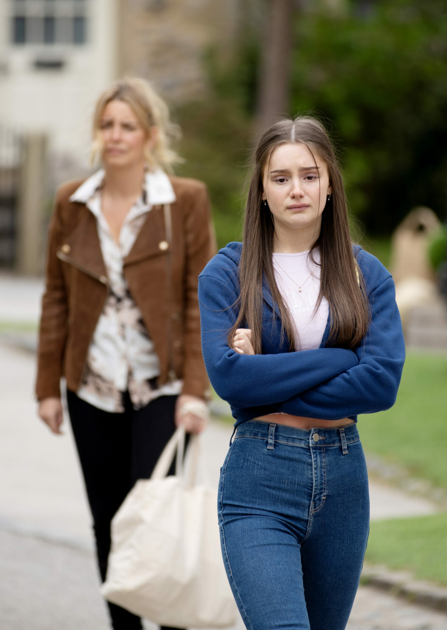 Sarah is also affected by Faith's illness