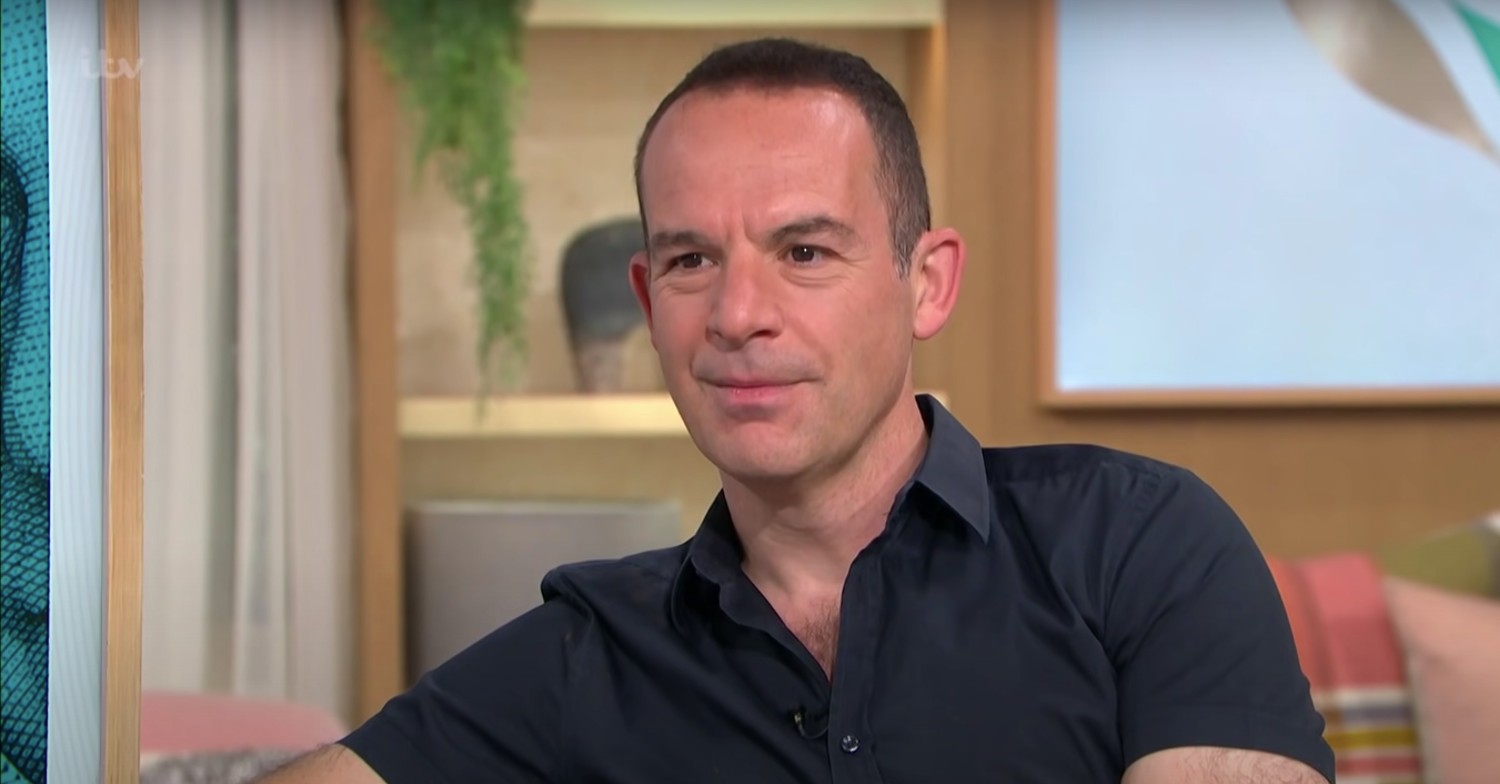Martin Lewis smiling on This Morning