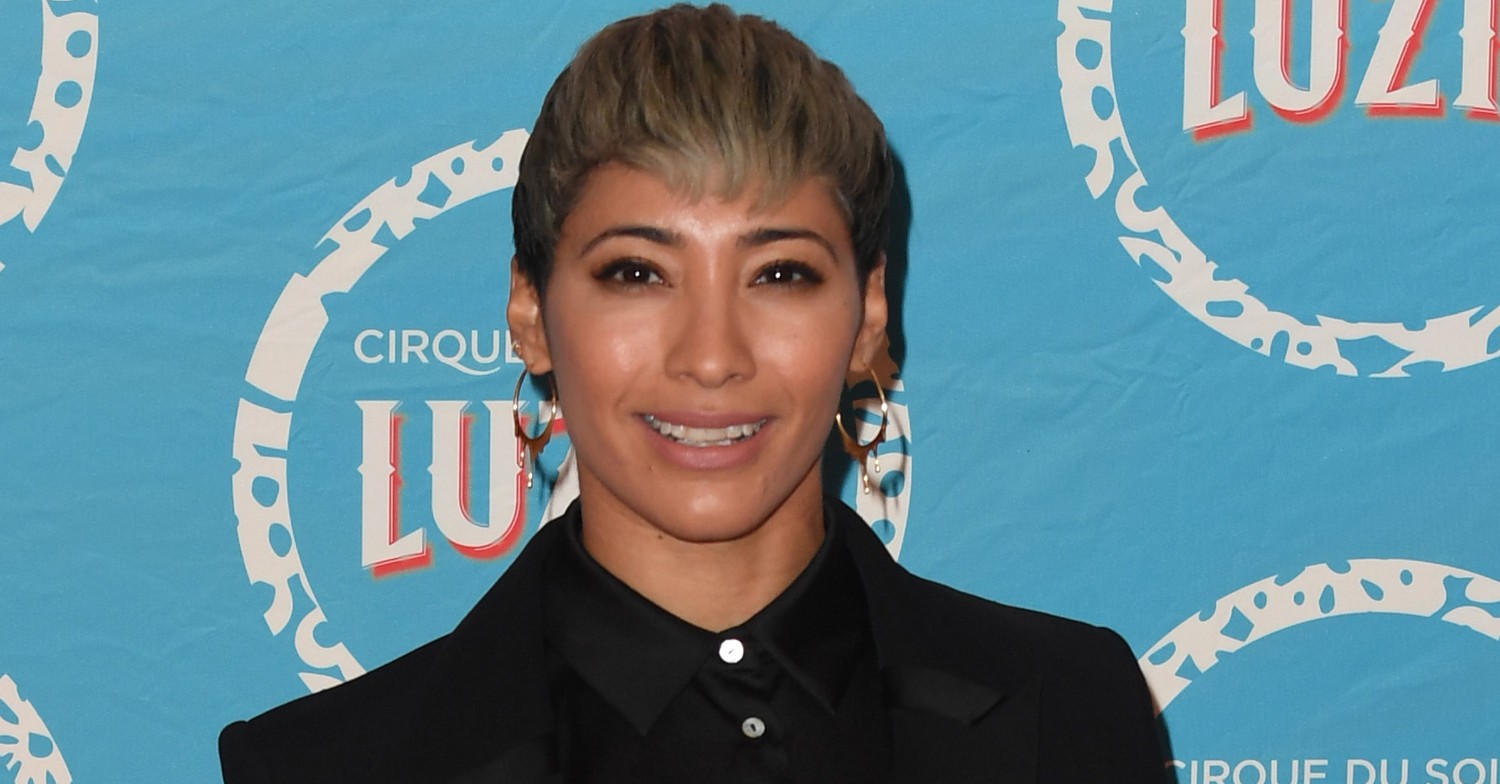 Strictly star Karen Hauer smiles on red carpet at event