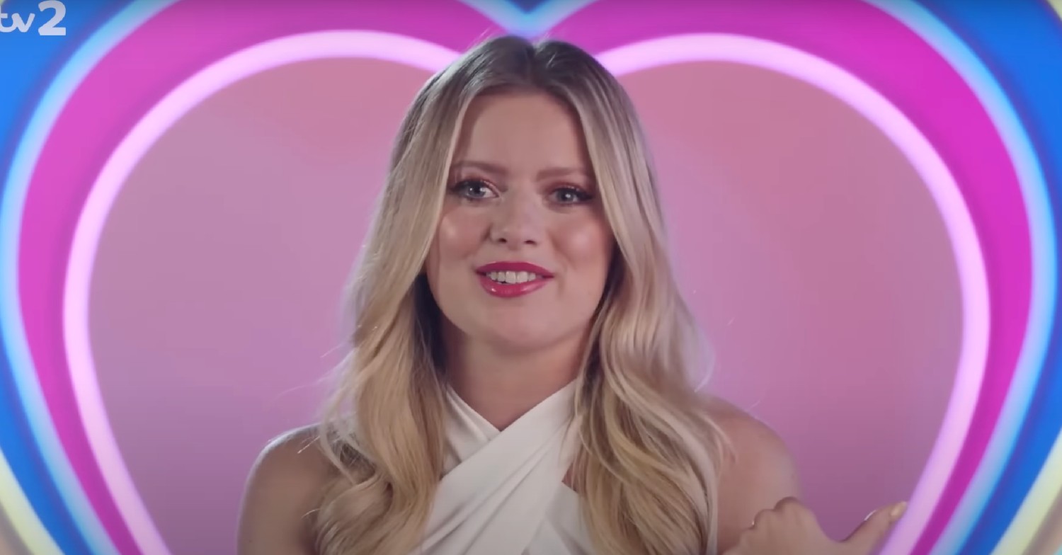 Tasha smiling during her Love Island VT