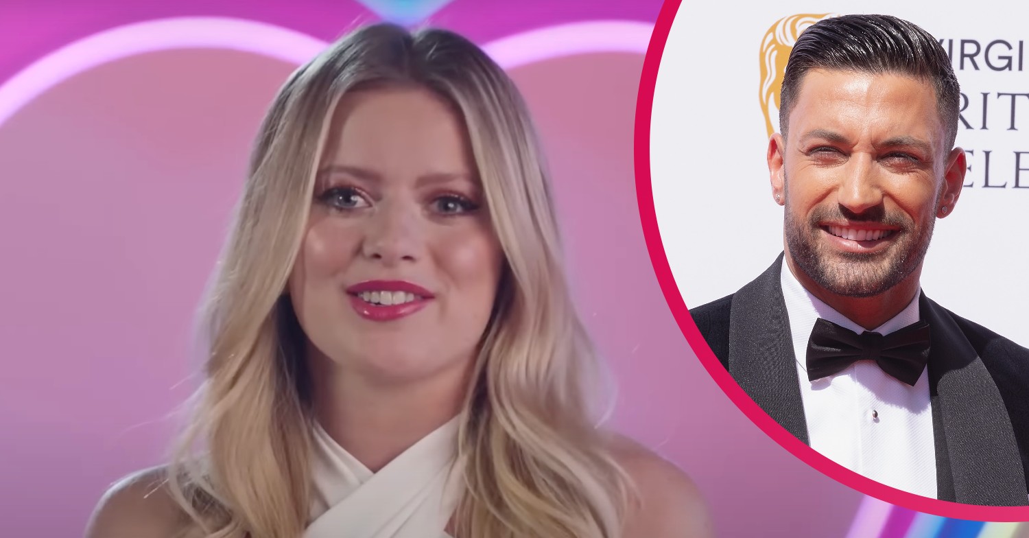 Tasha on Love Island, Giovanni Pernice smiling in a tuxedo