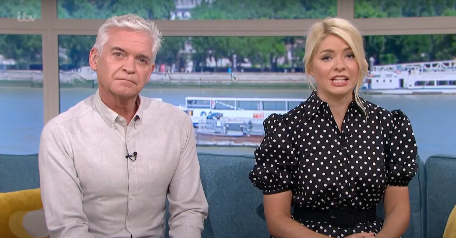 Phillip Schofield and Holly Willoughby on This Morning today 