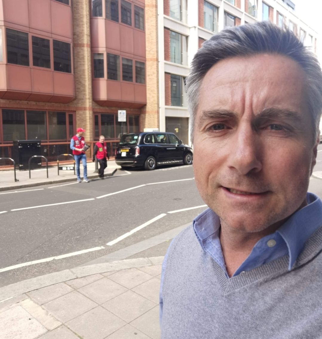 Prince William selling the big issue