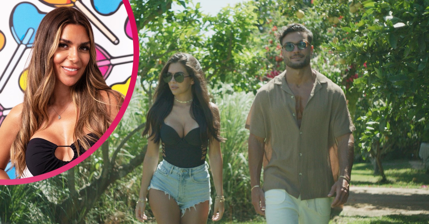 Gemma, Davide and Ekin-Su on Love Island
