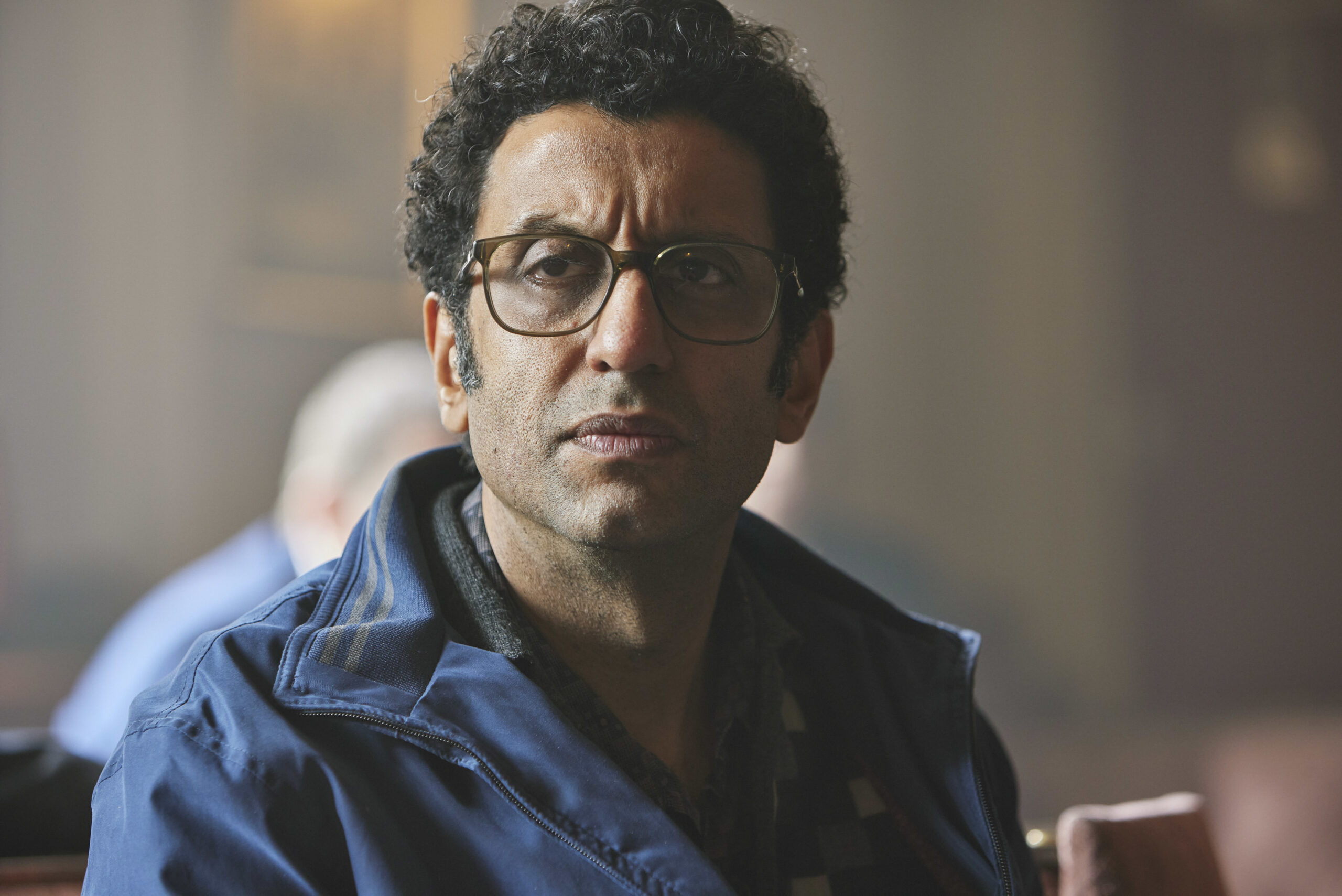 ADEEL AKHTAR as Andy Fisher in the cast of Sherwood