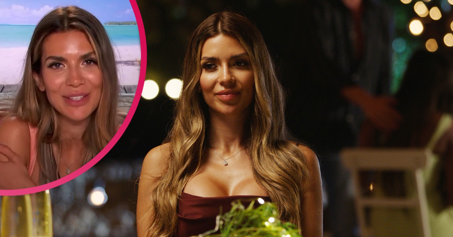 Ekin-Su smiling on Love Island