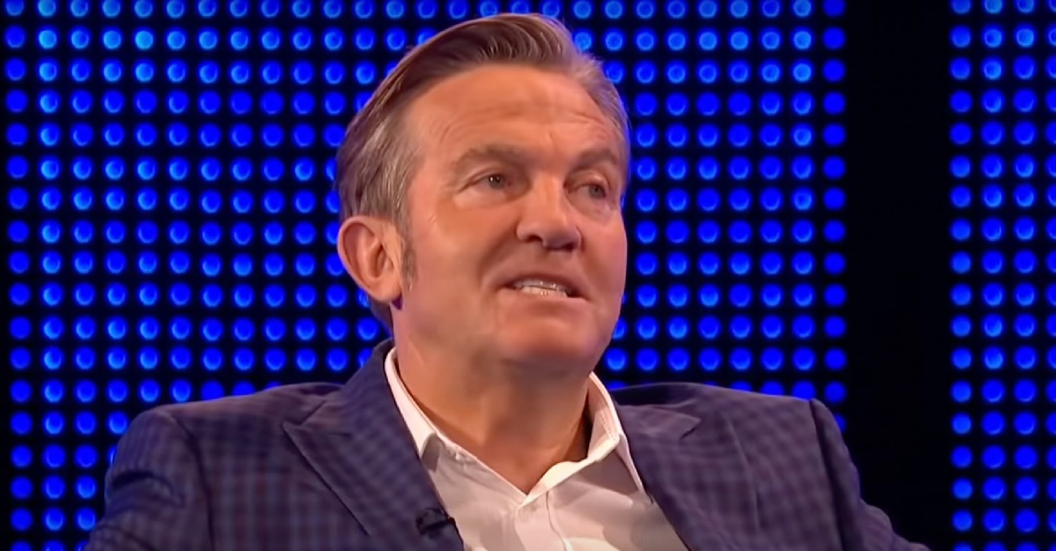 Bradley Walsh gritting his teeth on the Chase