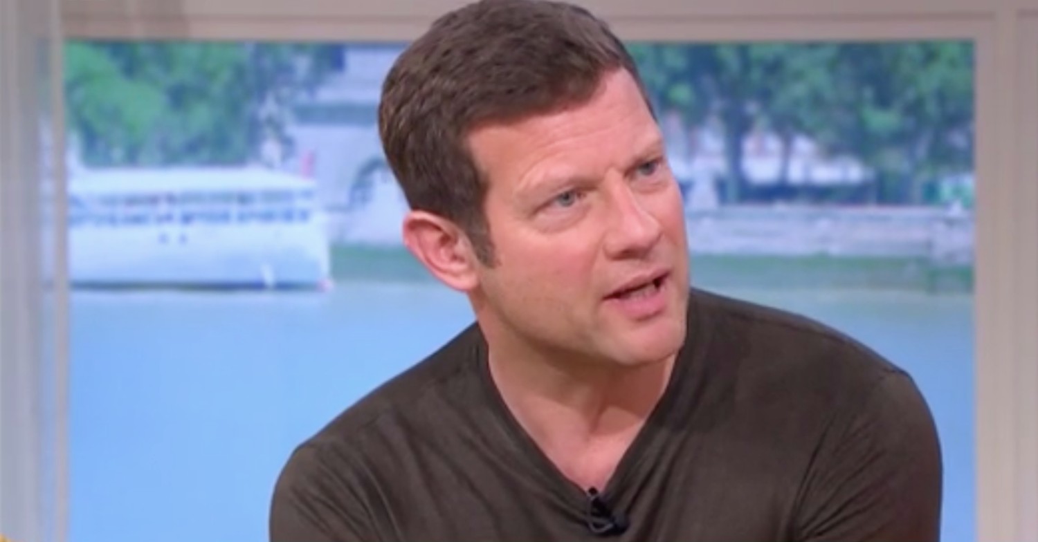 Dermot O'Leary looks cross on This Morning