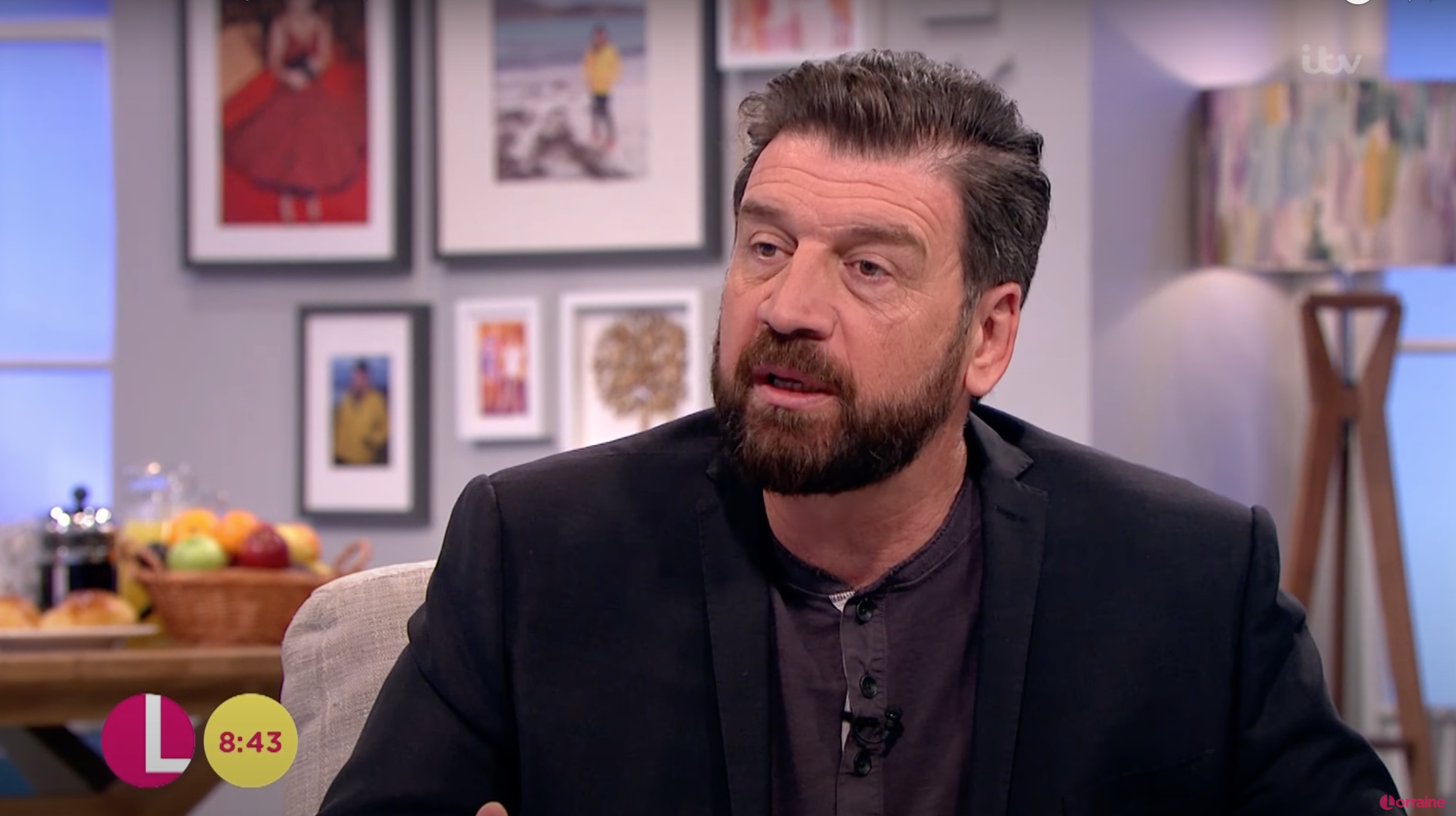 Nick Knowles chatting on breakfast TV