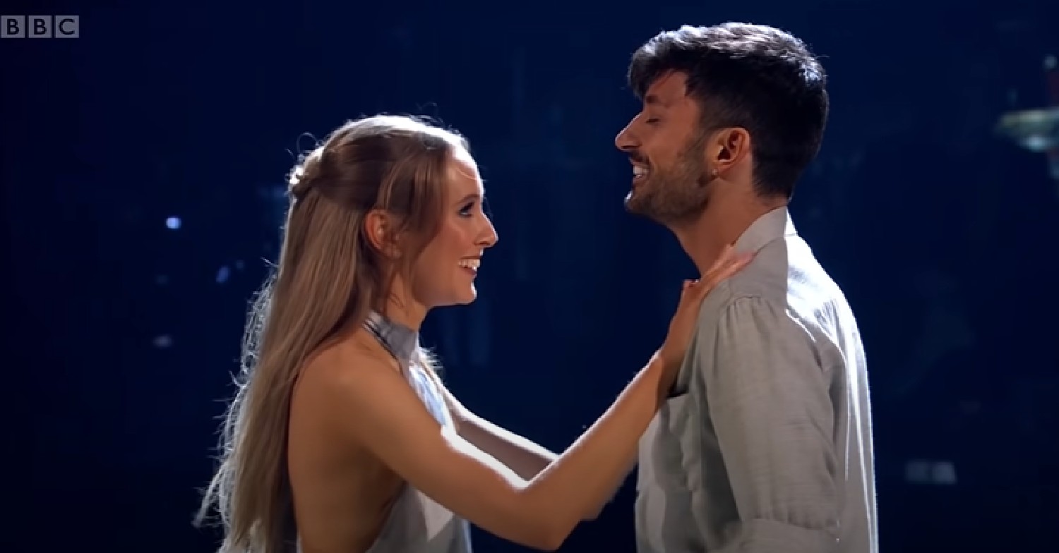 Rose Ayling-Ellis and Giovanni Pernice smiling at each other on Strictly