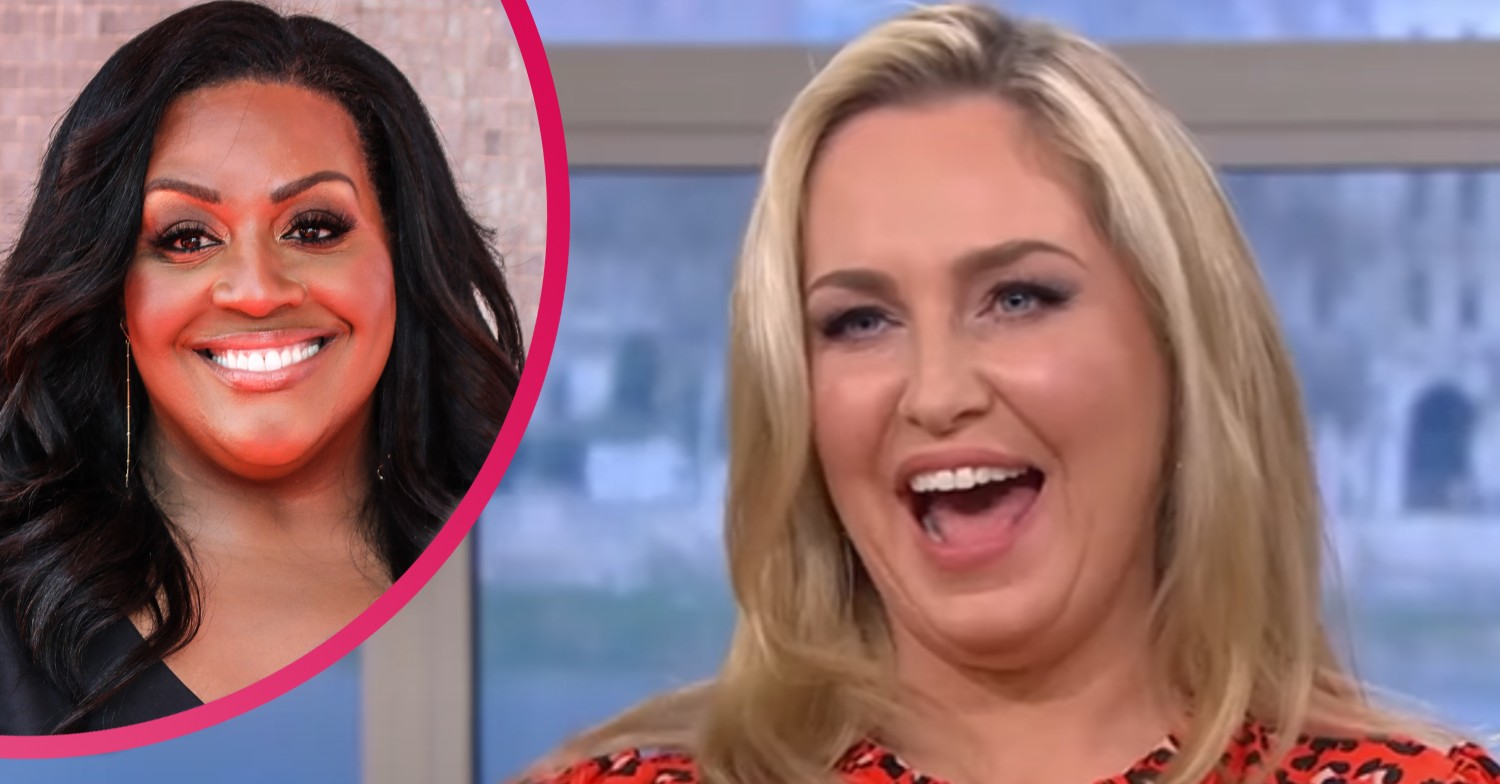 Alison Hammond smiling at the BAFTAs and Josie Gibson smiling on This Morning