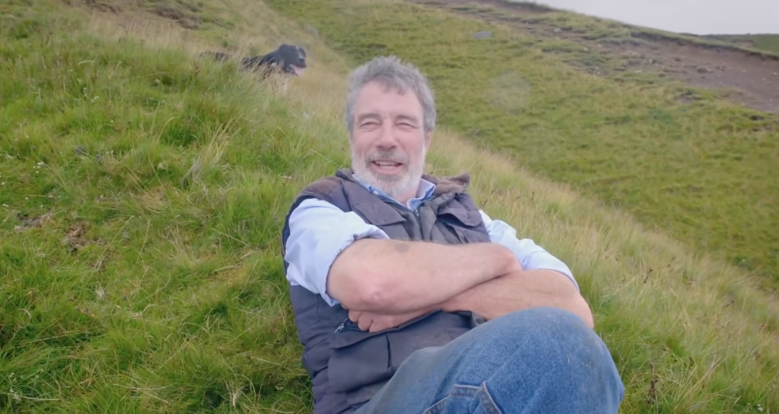 Clive Owen on his farm