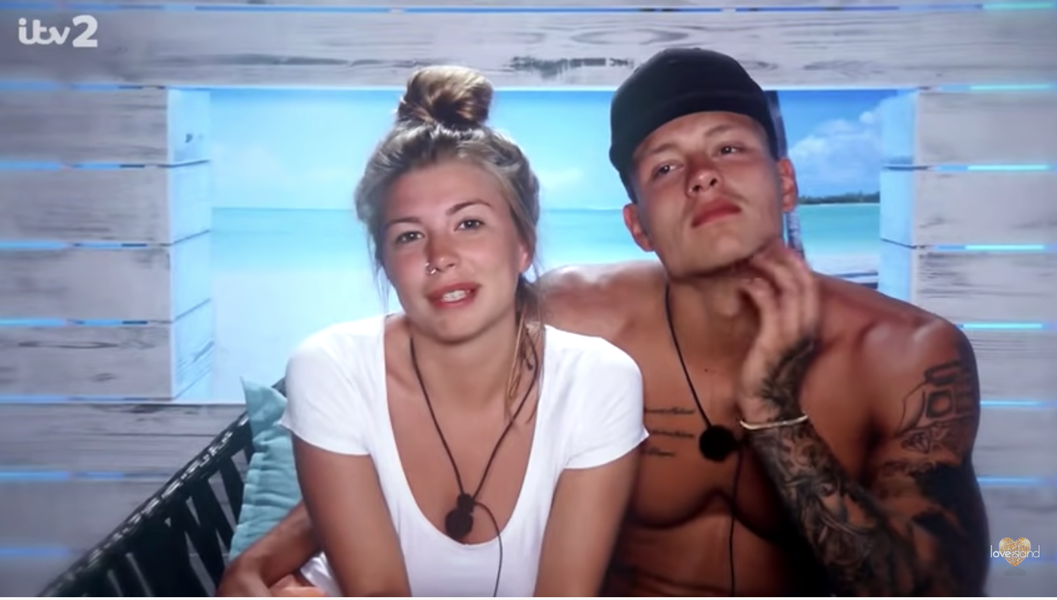 Olivia and Alex on Love Island